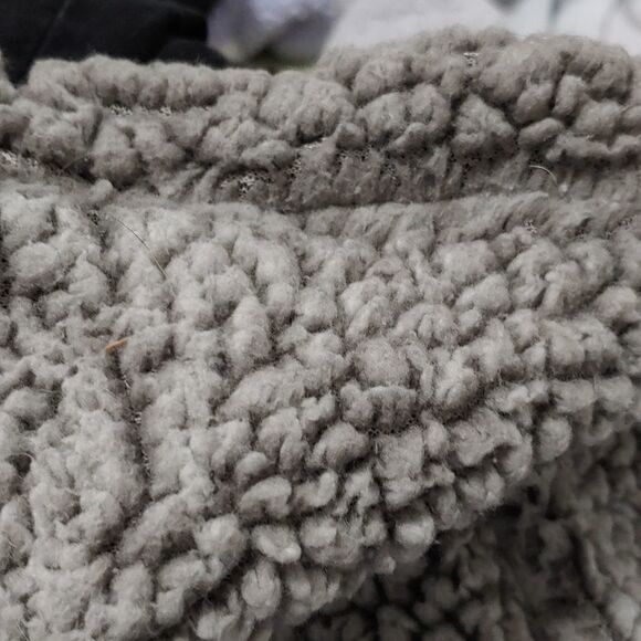 Simply Southern Sharpa light gray pull over with zipper Sz M NWOT - Picture 8 of 10